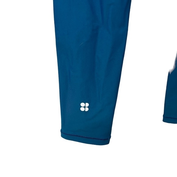Sweaty Betty 7/8 Length Leggings Teal Blue Size XS SB481578 Activewear Athletic - Picture 5 of 9